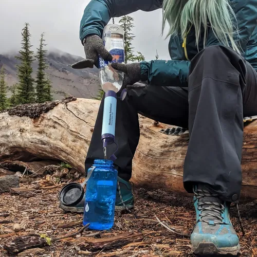 Straw filter water membrane